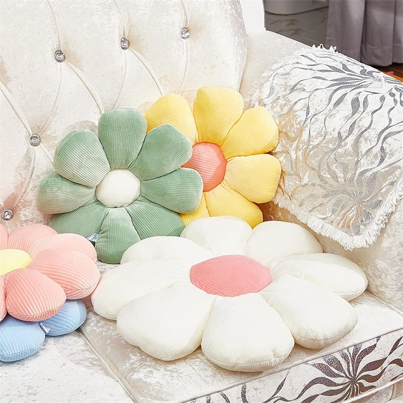 Flower Shaped Pillow Decorative Flower Cushion for Chair Sofa Car